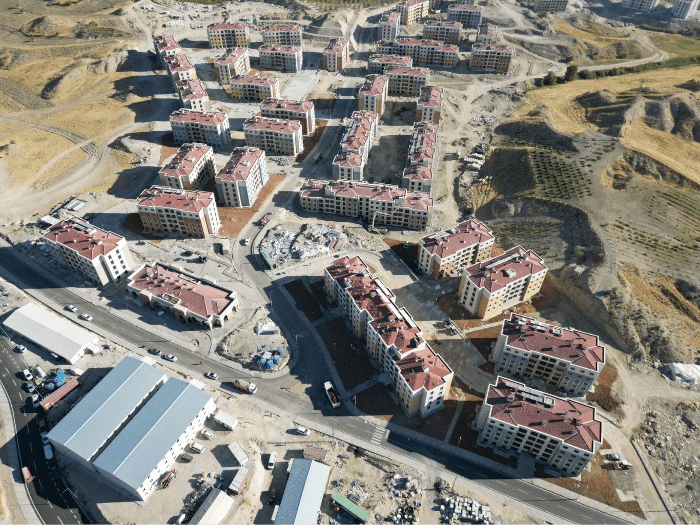 Adıyaman Kahta Deprem Konutları İnşaatı İle Altyapı Ve Çevre Düzenleme İşi